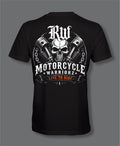 RW Motorcycle Warriorz Live to Ride Front and Back Logo