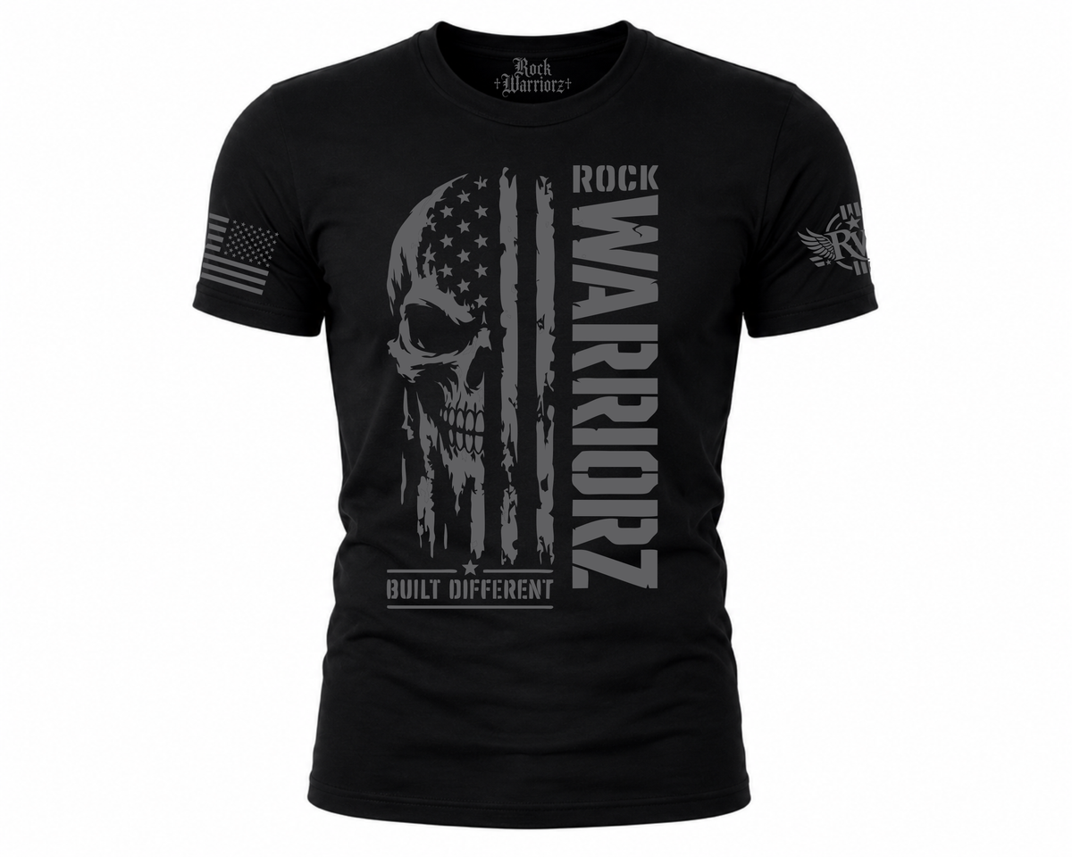 Rock Warriorz Skull Flag