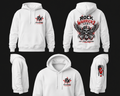Rock Warriorz Army White Hoodie