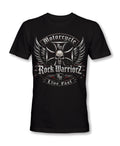 Rock Warriorz Motorcycle T-Shirt Front Logo