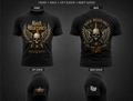 Rock Warriorz Built for the Bold Front Back Left and Right Sleeve