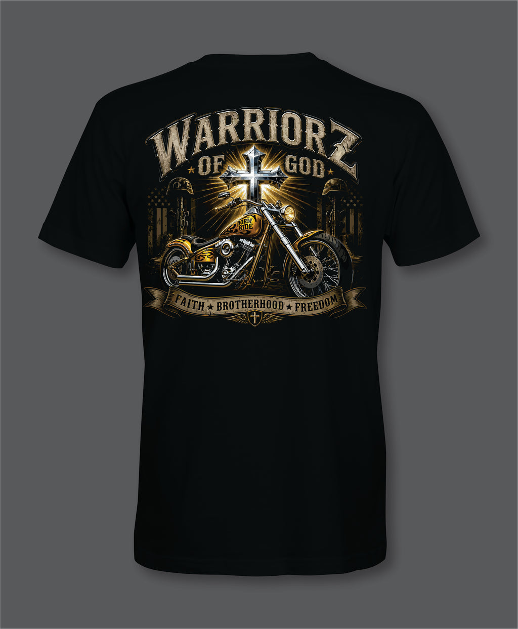 RW Warriorz of God Front and Back Logo