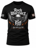 Rock Warriorz Rock Hard Live Fast Front Logo T-Shirt