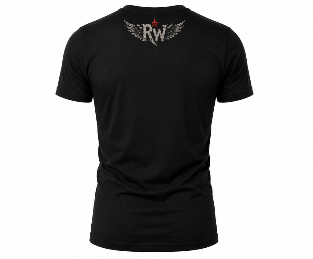 Rock Warriorz Angel Saint Black T-Shirt