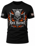 Rock Warriorz Front Logo Black T-Shirt
