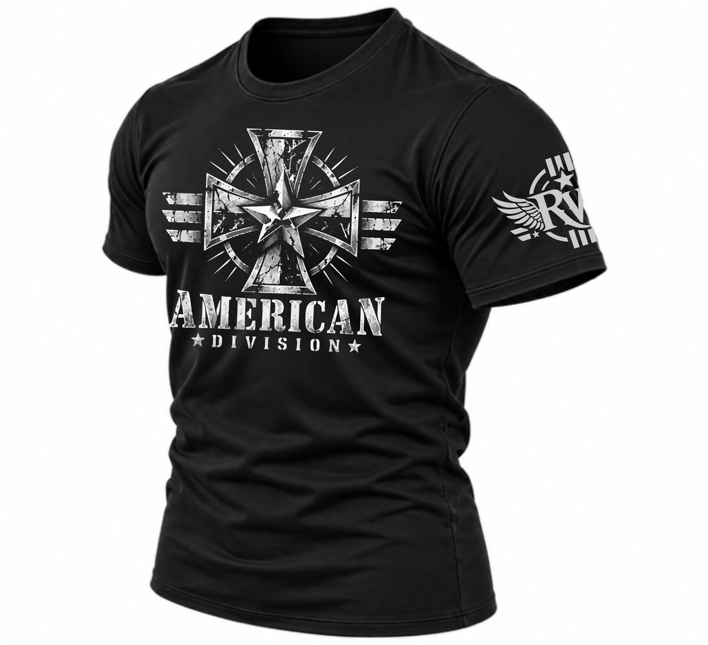 Rock Warriorz American Division Black T-Shirt