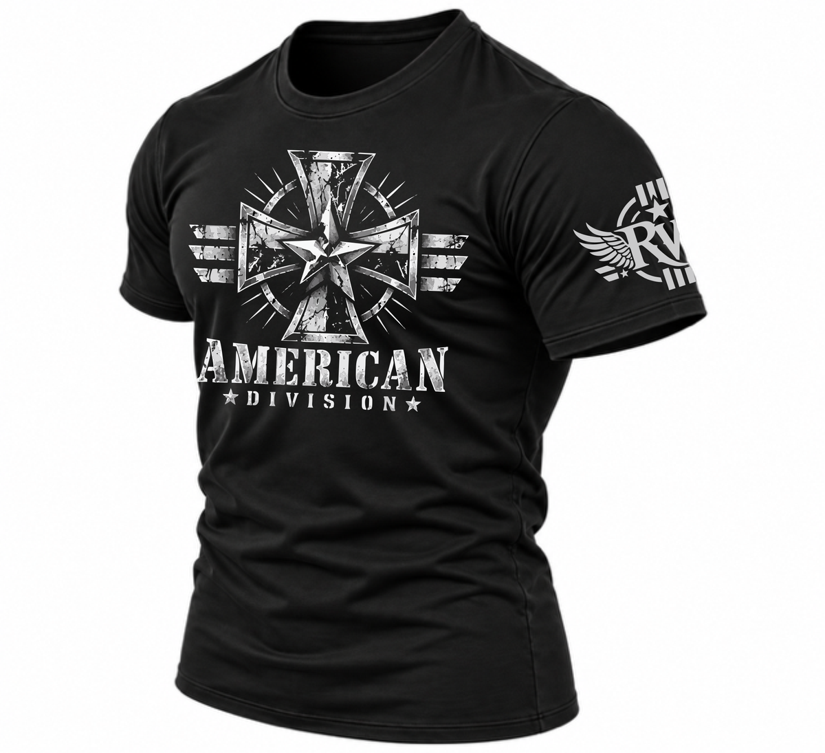 Rock Warriorz American Division Black T-Shirt