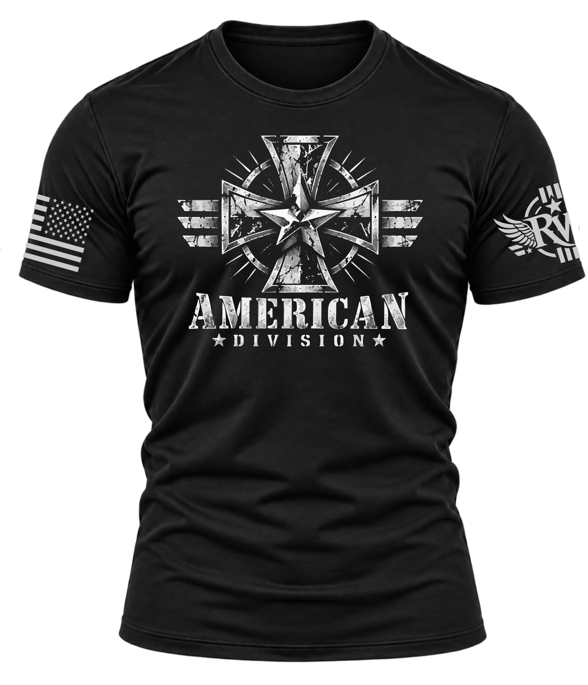 Rock Warriorz American Division Black T-Shirt