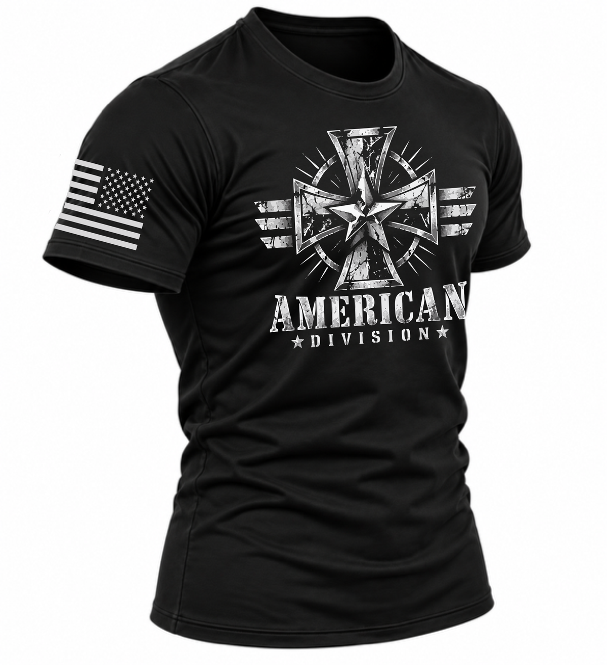 Rock Warriorz American Division Black T-Shirt