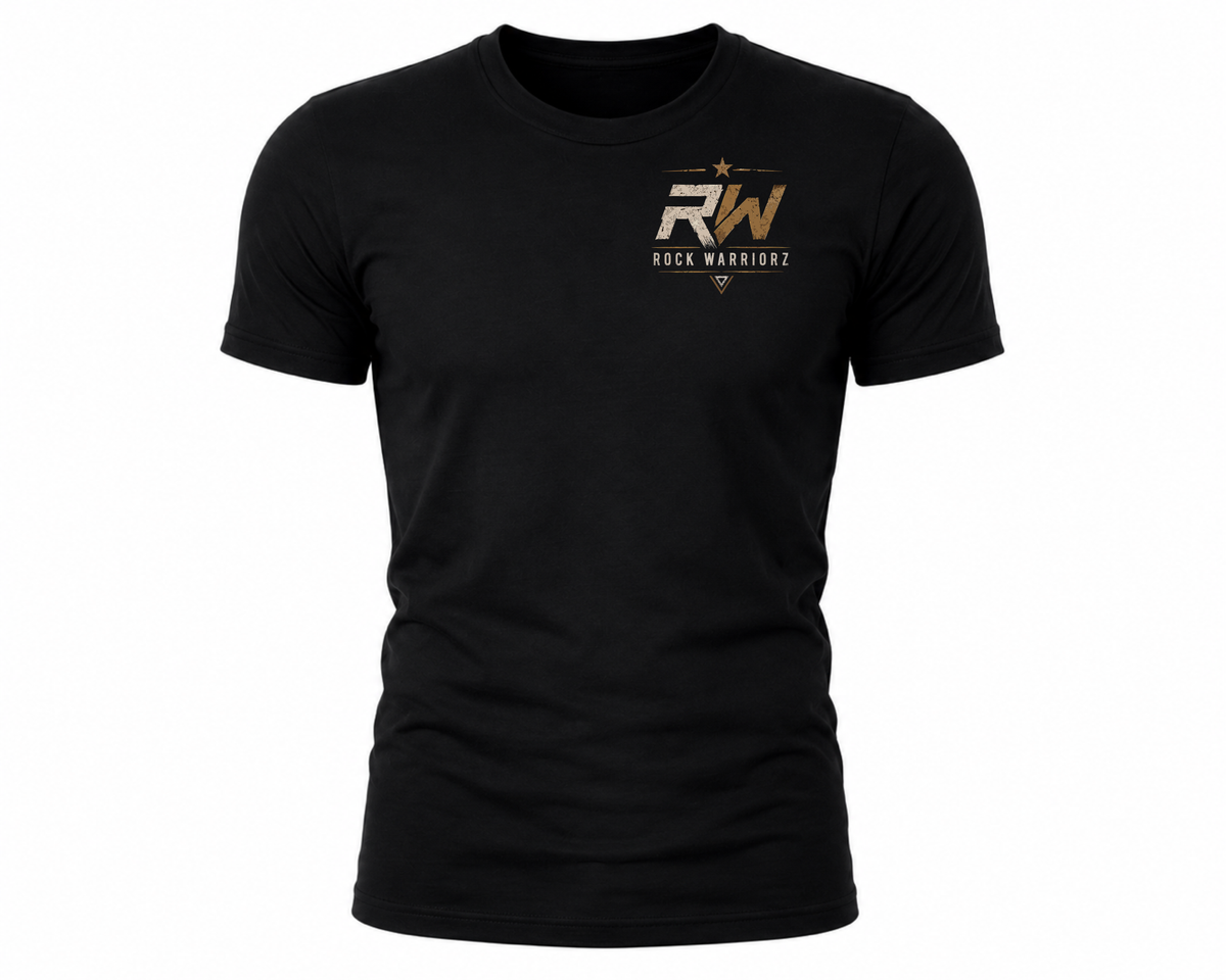 Rock Warriorz Black Noise Black T-Shirt