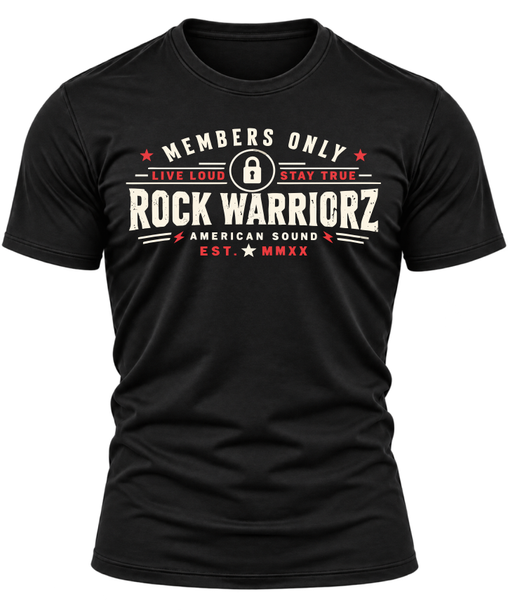 Rock Warriorz Members Only T-Shirt