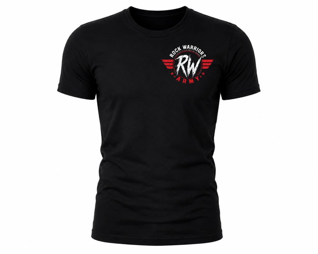 Rock Warriorz Army Black T-Shirt