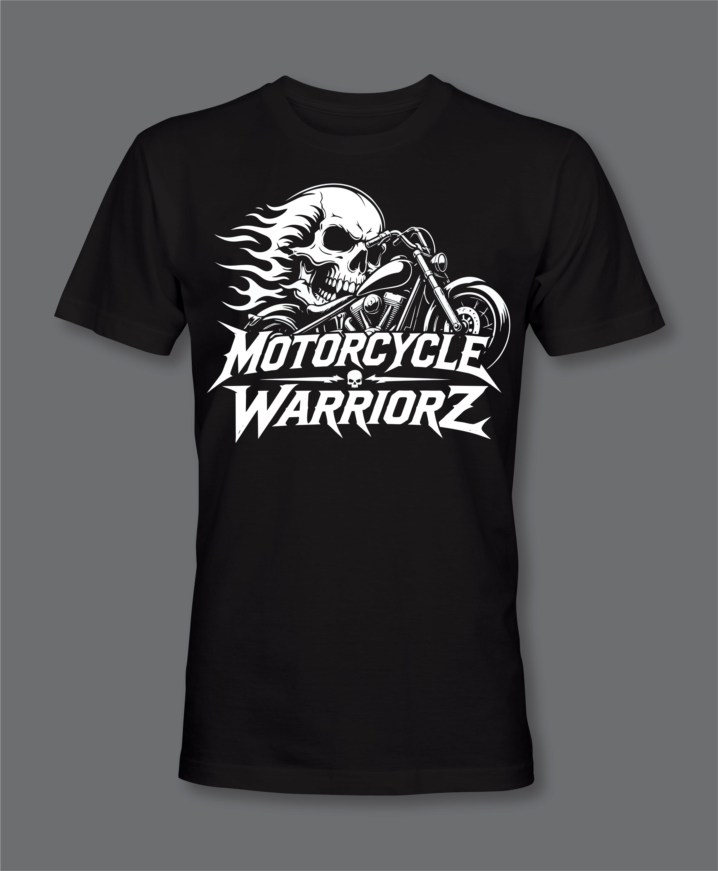 Motorcycle Warriorz Front and Back Yoke logos