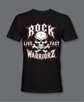 Rock Warriorz Live Fast Front Logo T-Shirt