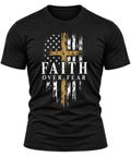 Faith Over Fear Black T-Shirt