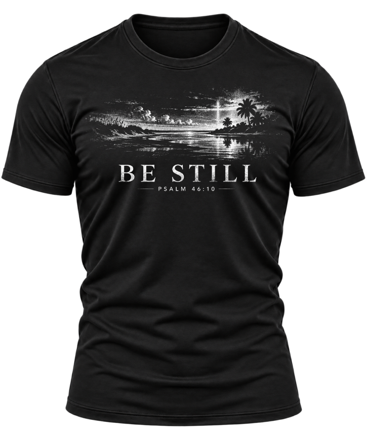 Be Still Black T-Shirt