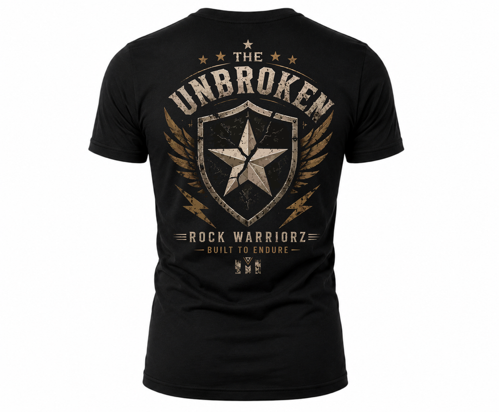 Rock Warriorz Unbroken Black T-Shirt