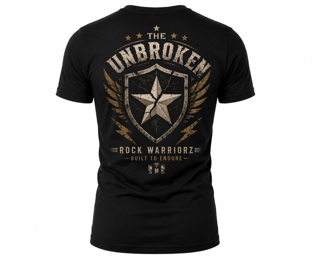 Rock Warriorz Unbroken Black T-Shirt