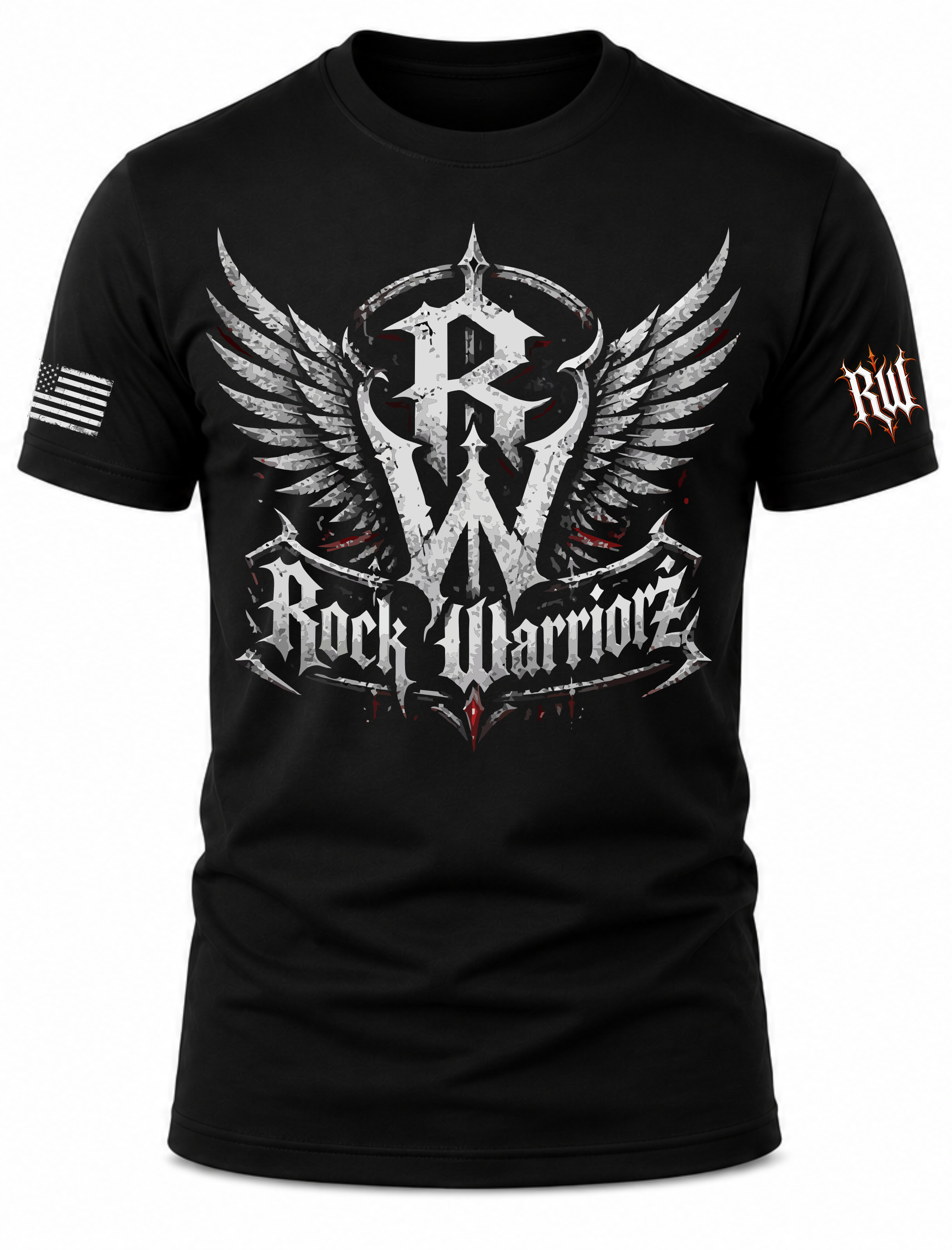 Rock Warriorz RW with Wings T-Shirt