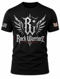 Rock Warriorz RW Skull Wings Black T-Shirt