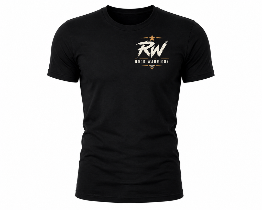 Rock Warriorz Hear the Rebellion Black T-Shirt