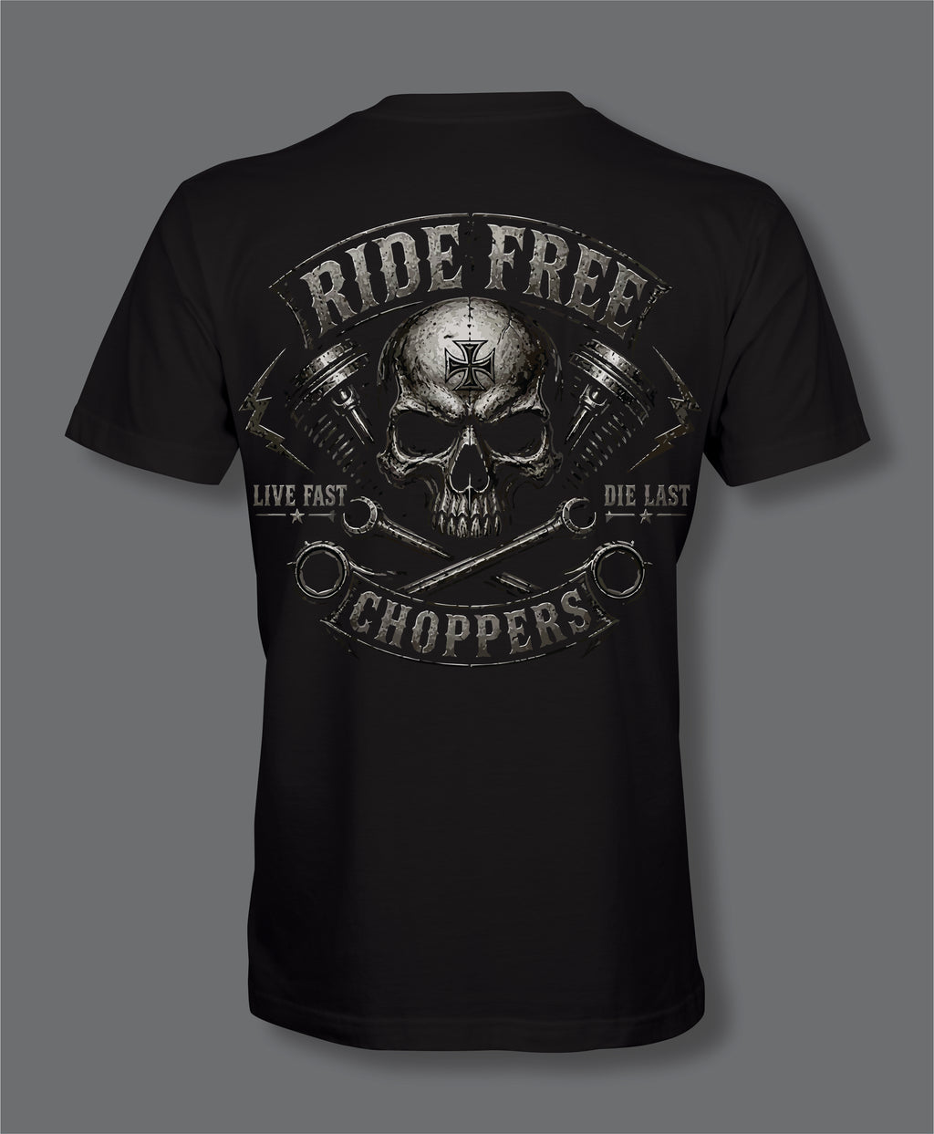 RW Ride Free Front and Back T-Shirt