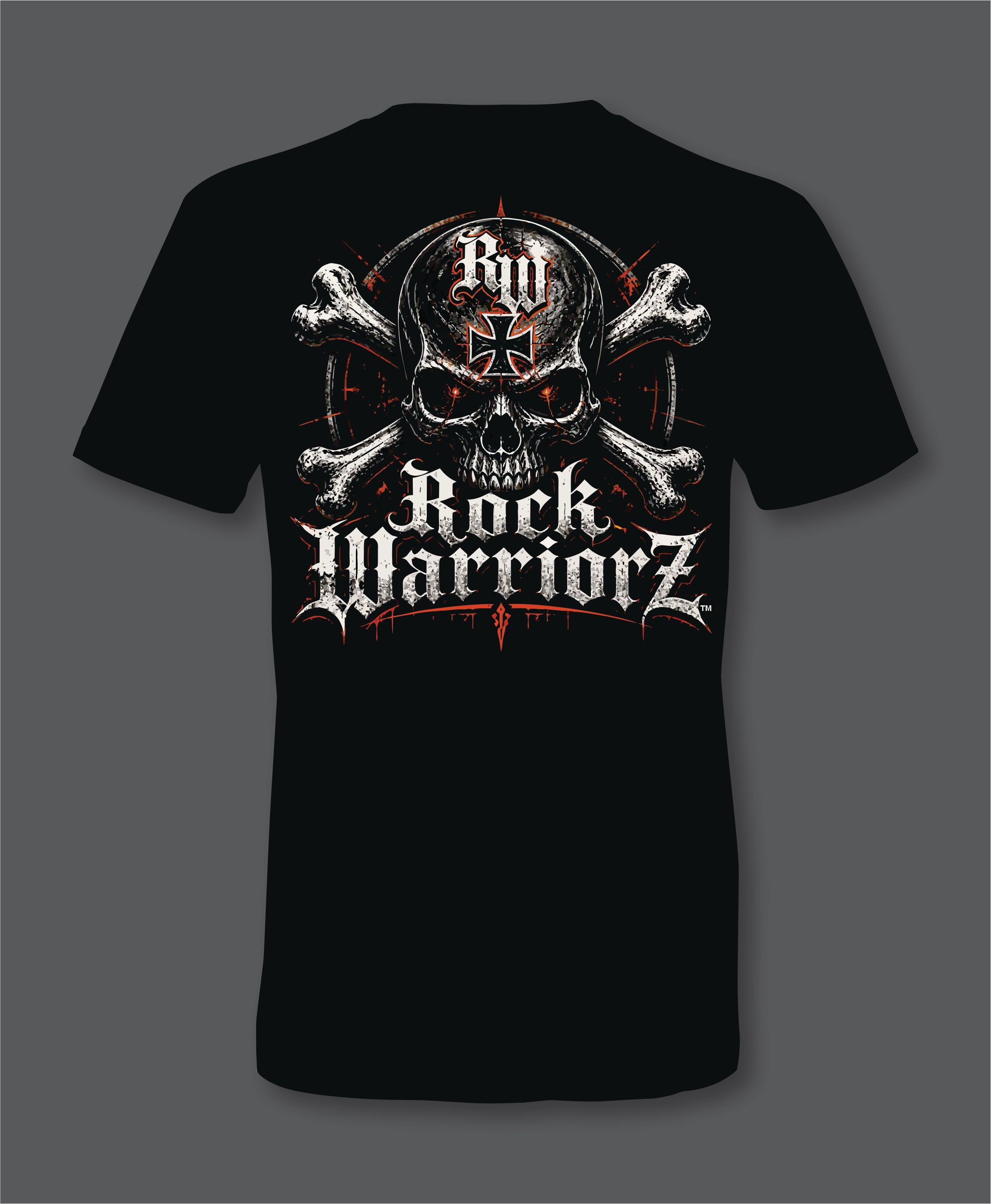 Rock Warriorz RW Front and Back Logo