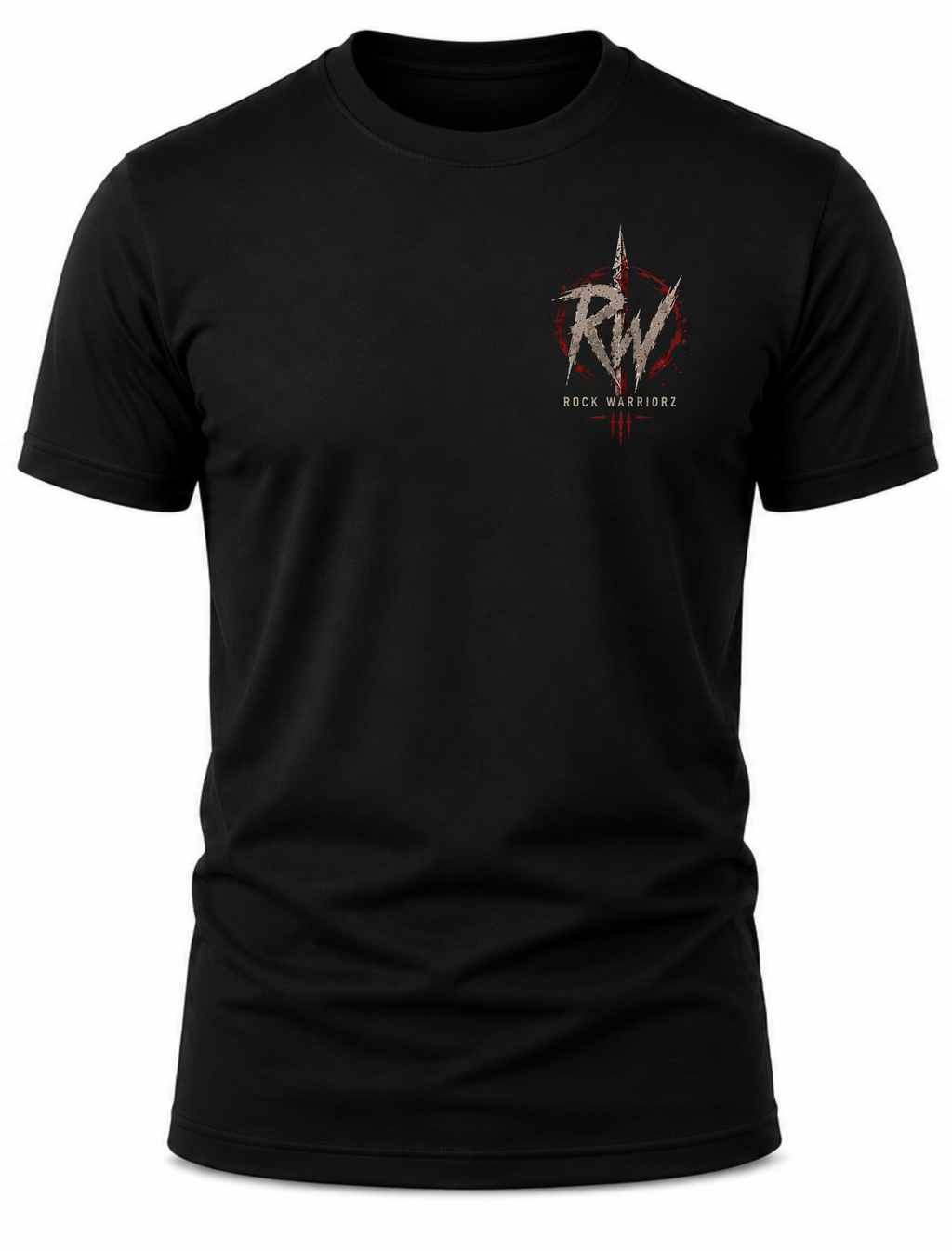 Rock Warriorz Live Loud Stay True Fron and Back T-Shirt Logo