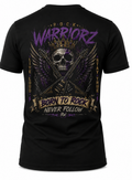 Rock Warriorz Born to Rock T-Shirt Front and Back Logo