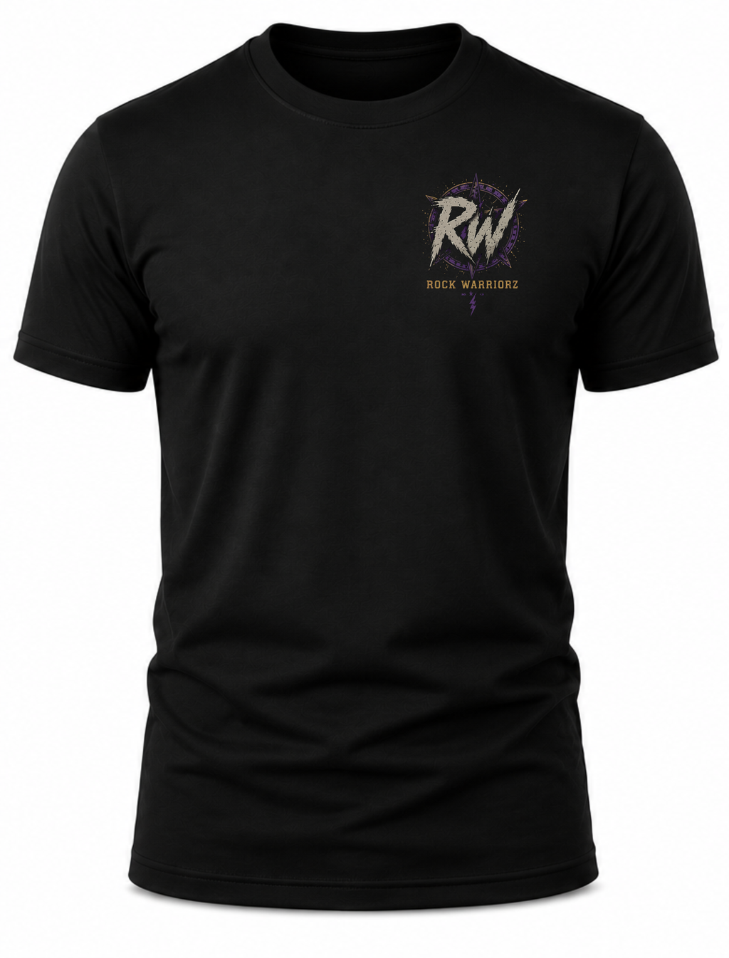 Rock Warriorz Born to Rock T-Shirt Front and Back Logo
