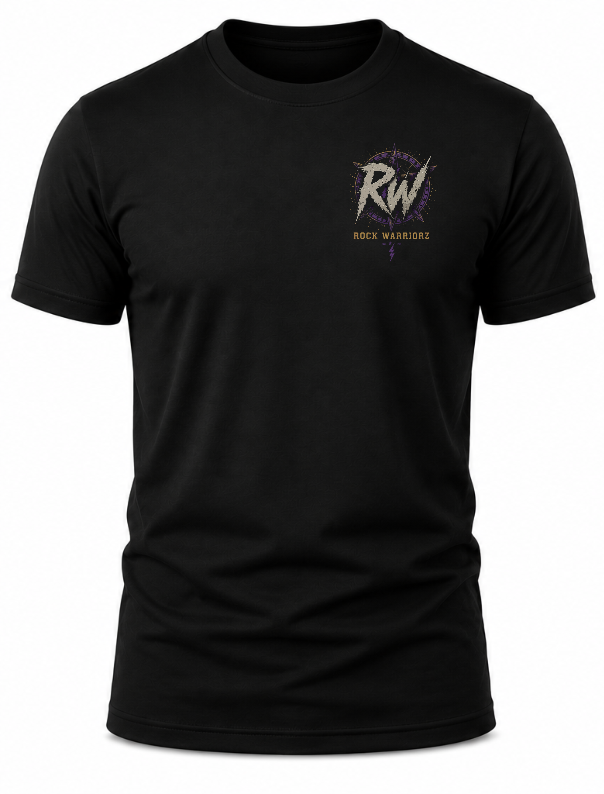 Rock Warriorz Born to Rock T-Shirt Front and Back Logo
