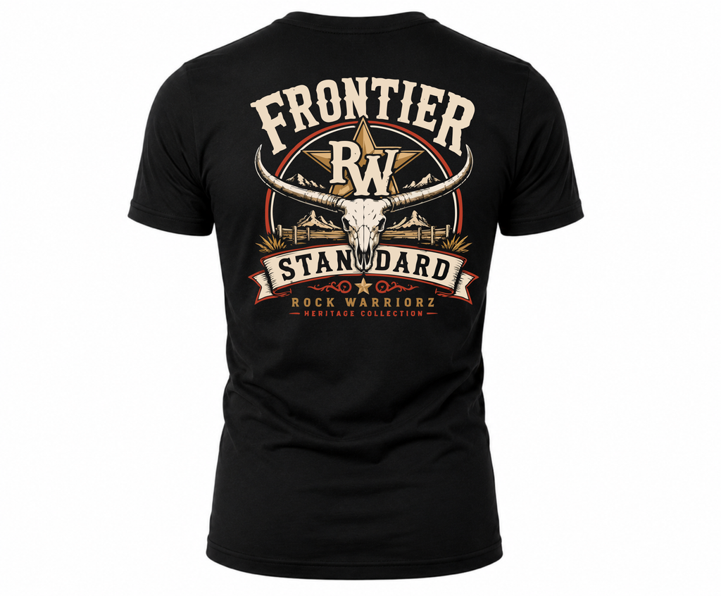 Rock Warriorz Frontier Black T- Shirt