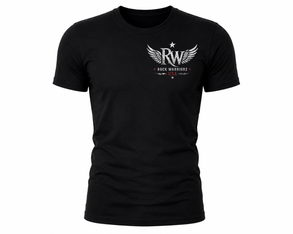 Rock Warriorz No Saints Here Black T-Shirt