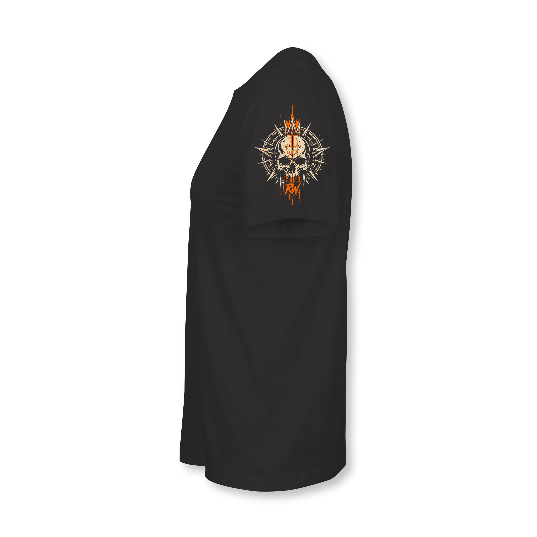 Rock Warriorz Skull Guitar Front Back and Sleeve Logo