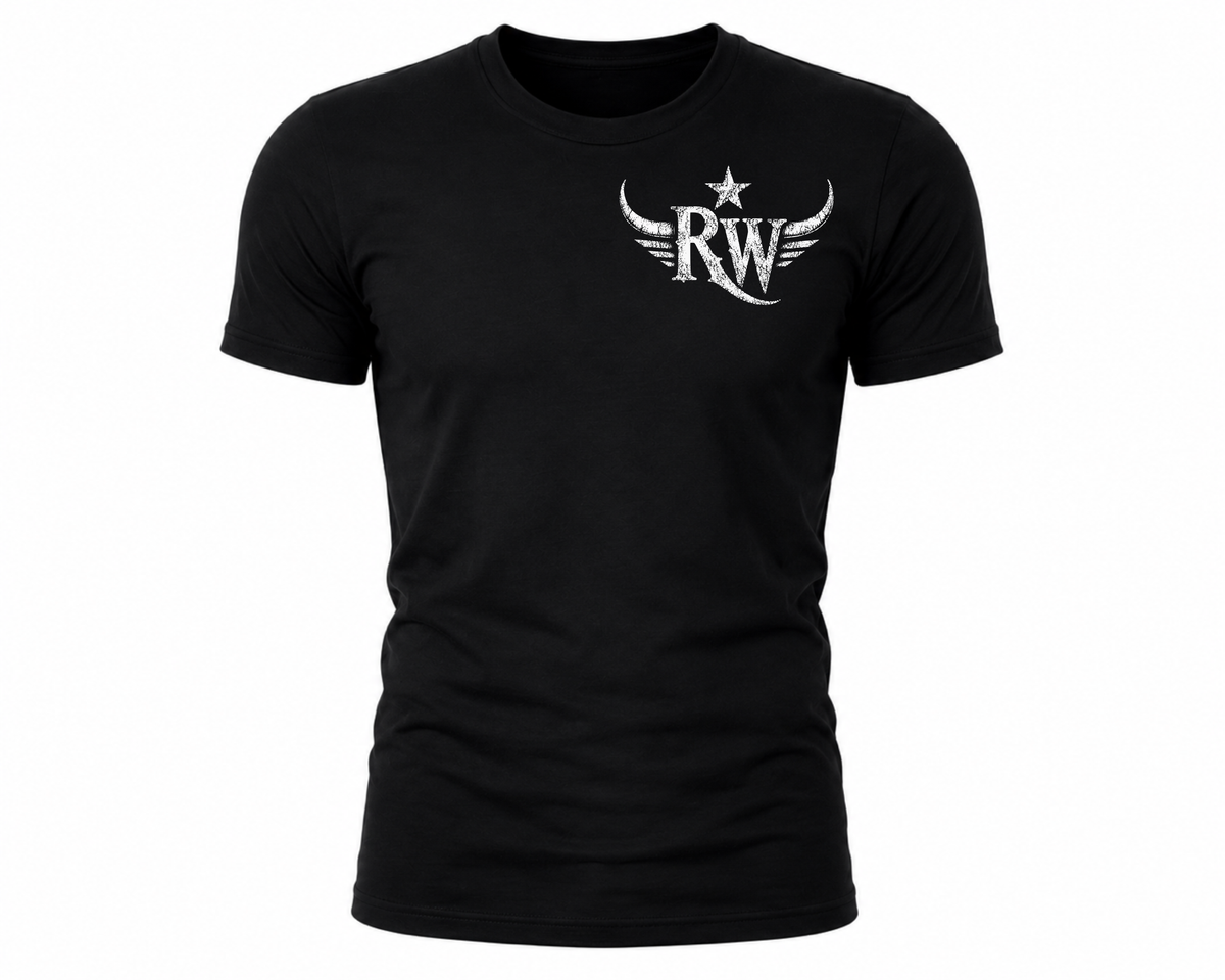 Rock Warriorz Cowboy Hell Black T-Shirt