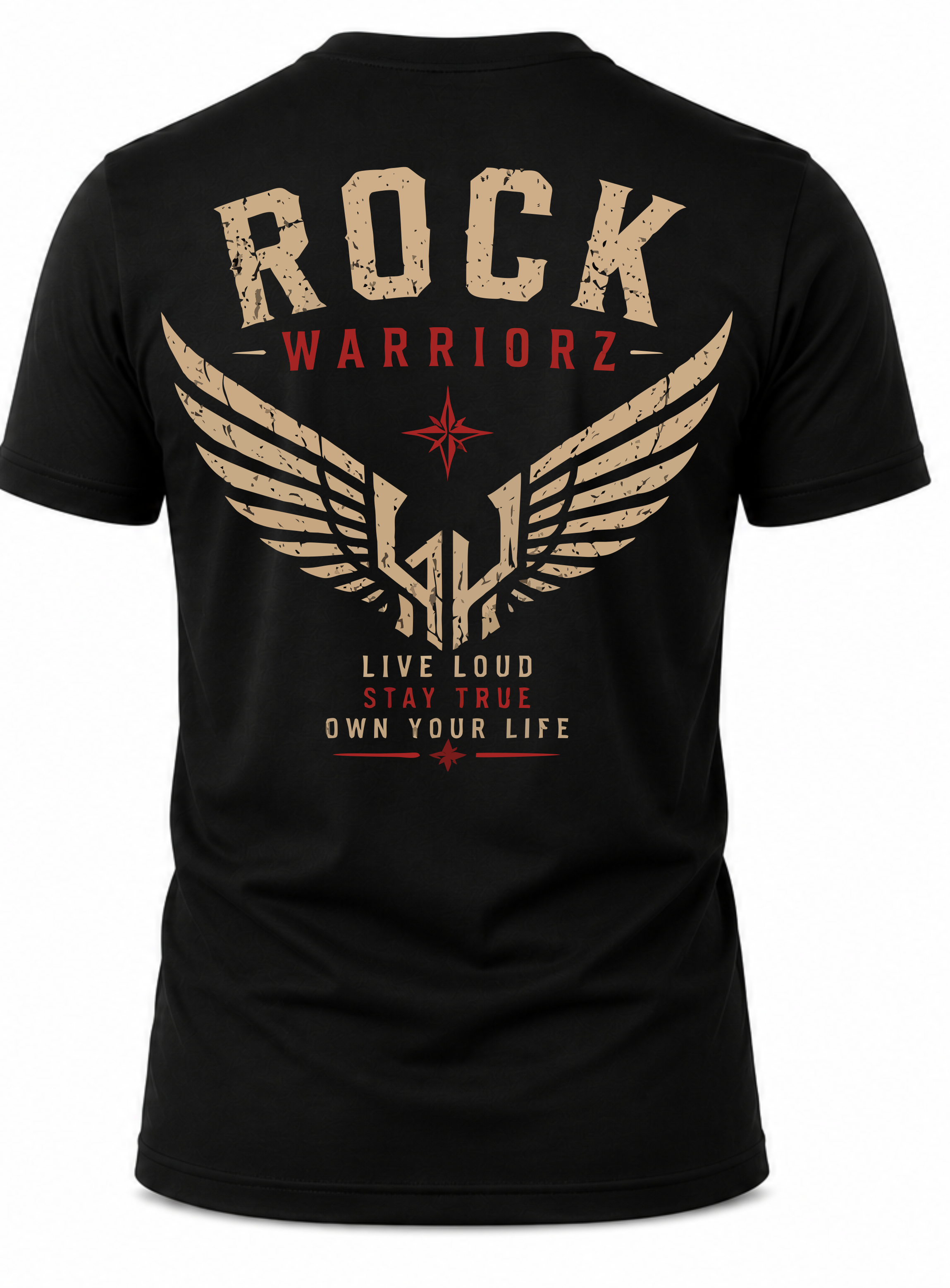 Rock Warriorz Front and Back Logo