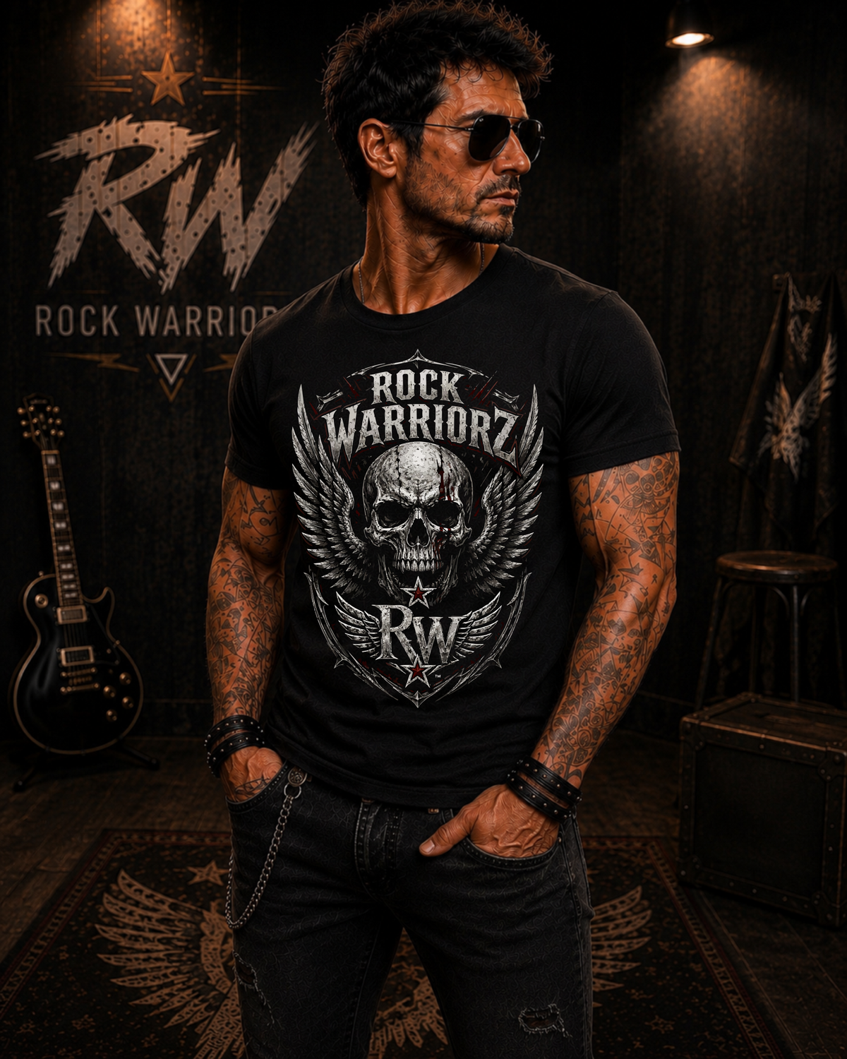Rock Warriorz Skull & Wings