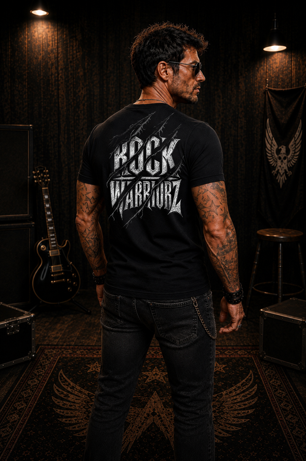 Rock Warriorz Black T-Shirt
