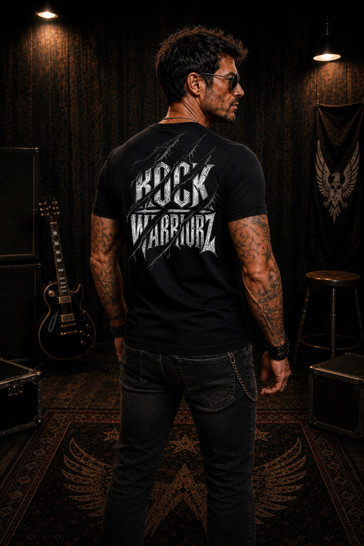 Rock Warriorz Black T-Shirt