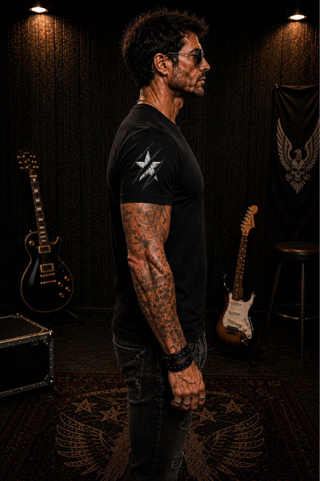 Rock Warriorz Black T-Shirt