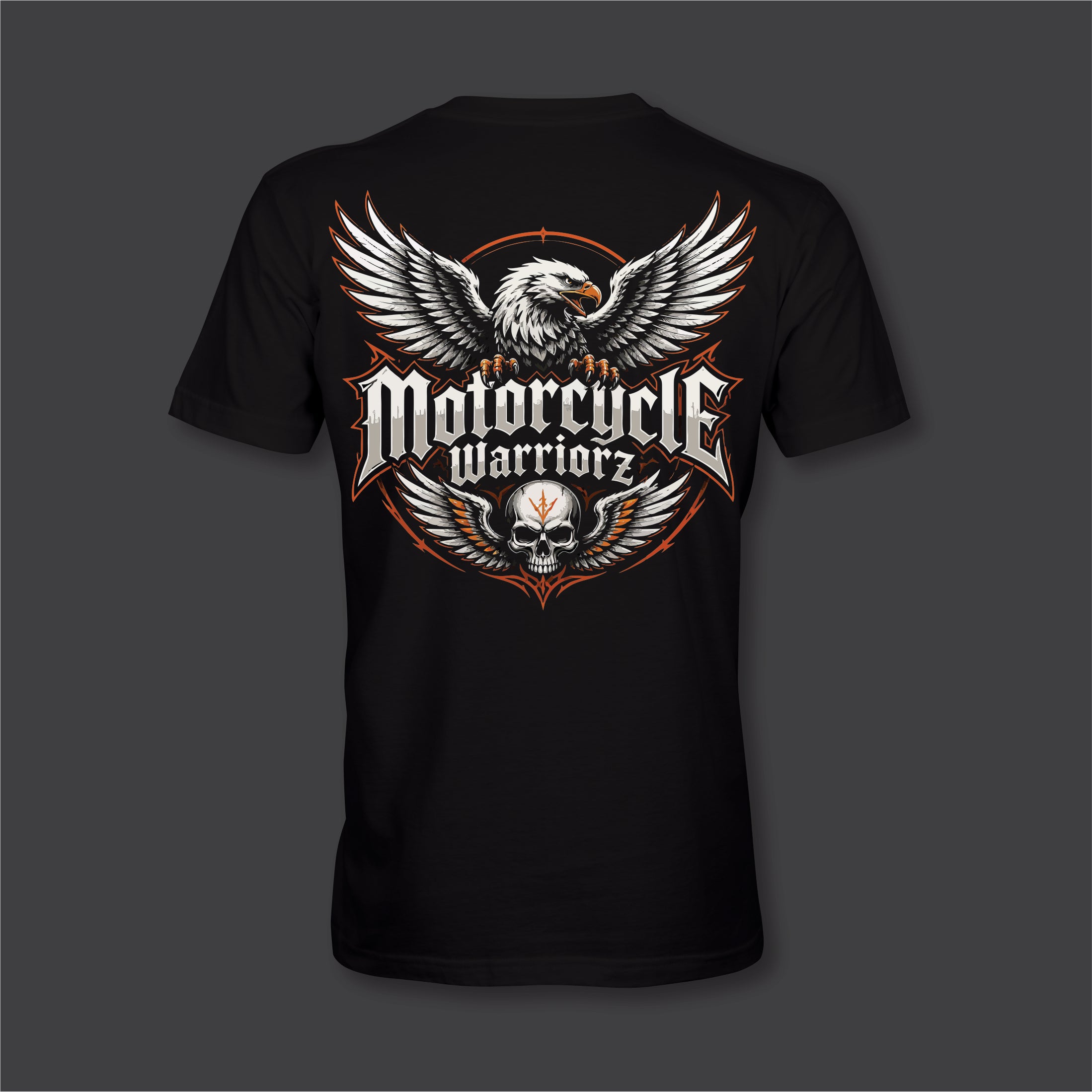 RW Motorcycle Warriorz Front Back Logo