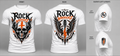 Rock Warriorz Full Front Back Left Sleeve and Right Sleeve logo