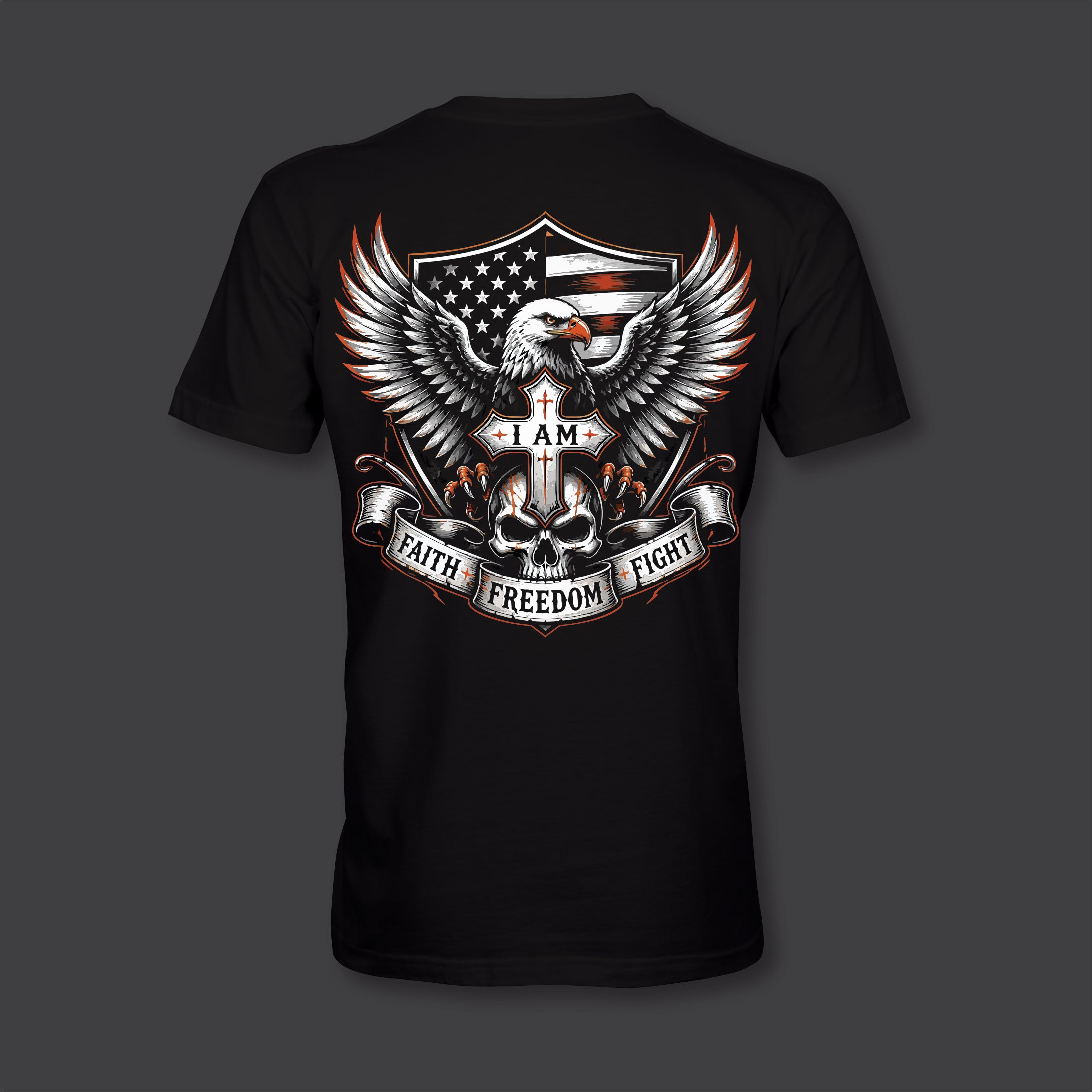 RW Faith Freedom Fight Front Back Logo