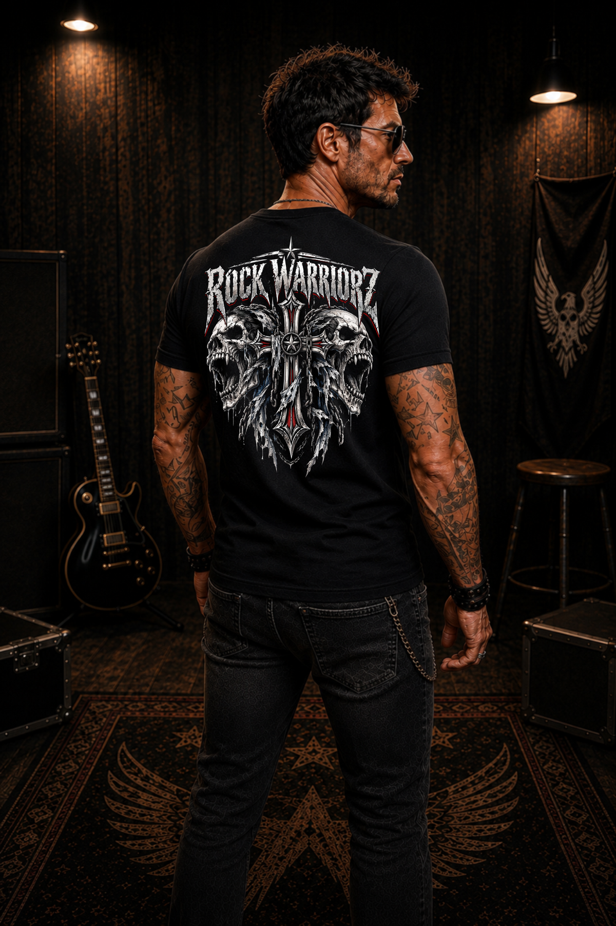 Rock Warriorz Cross & Skull