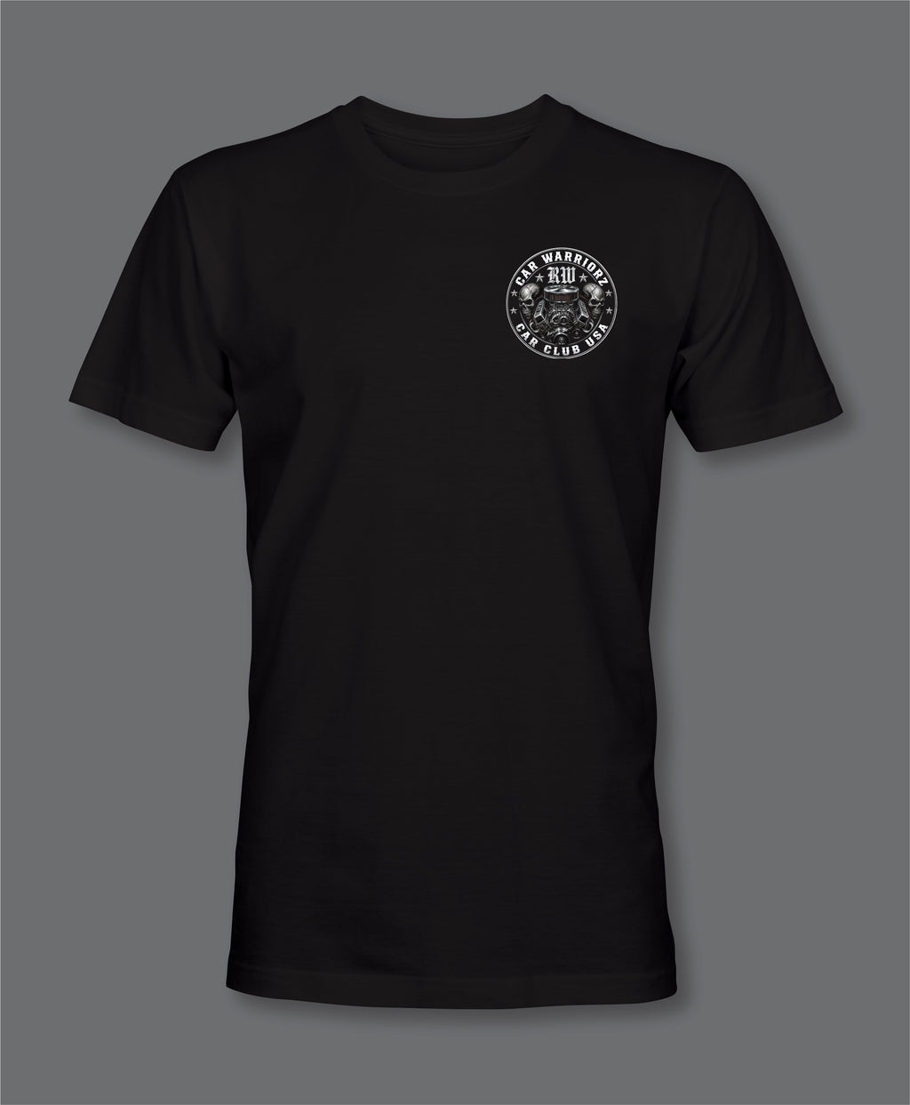 RW Motorcycle Warriorz Front and Back Logo