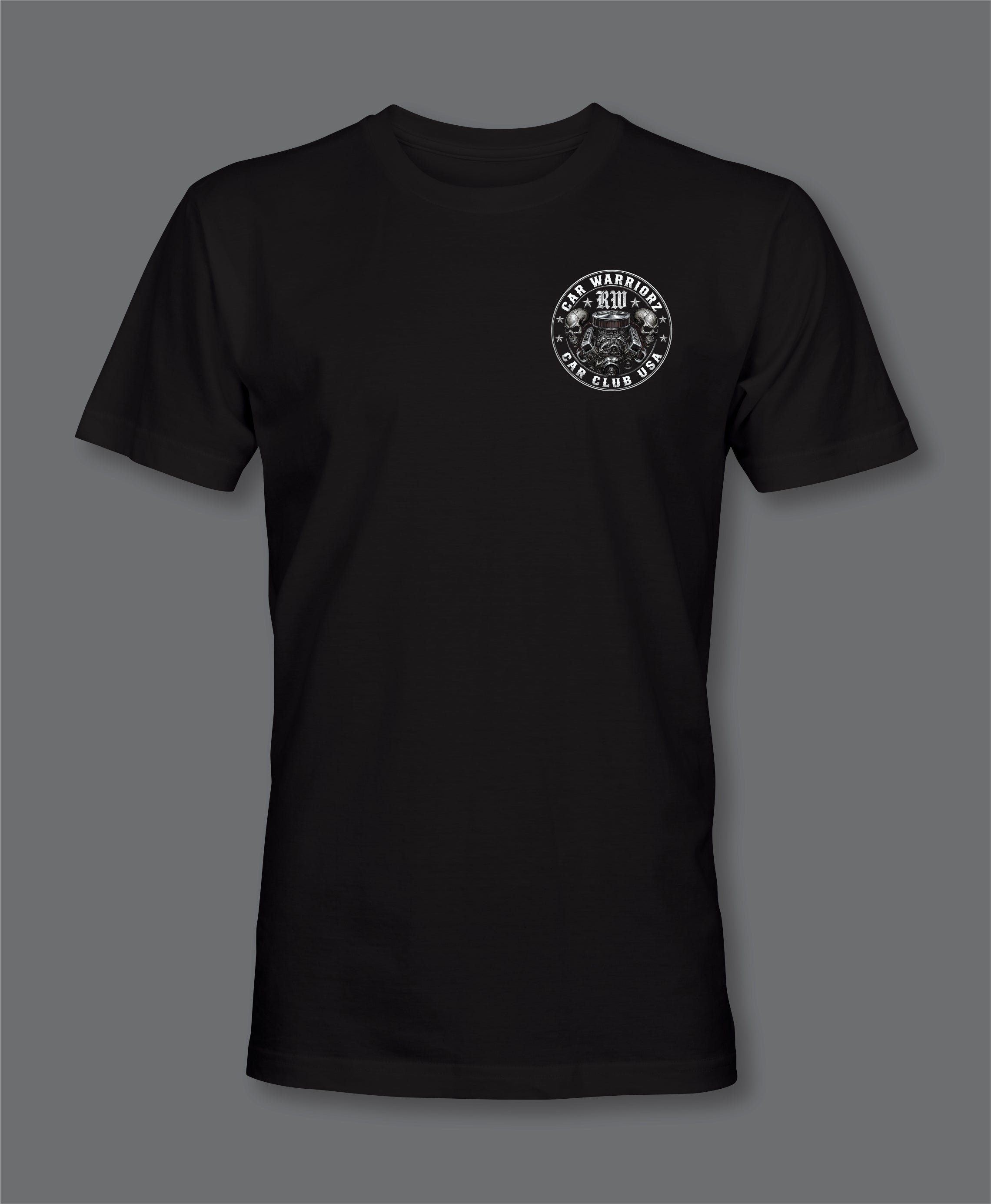 RW Motorcycle Warriorz Front and Back Logo