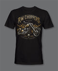 RW Chopper Black T-Shirt Front Logo Back Yoke logo