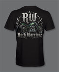 Rock Warriorz Front and Back Biker Logo