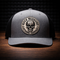Rock Warriorz Heather Grey/ Black with Silver/Black Leather Patch