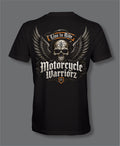 Live To Ride Motorcycle Warriorz Front Back Logo T-Shirt